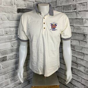 VVintage NFL Super Bowl XXXl 1997 New Orleans Superdome Fox Sports M Polo Shirt